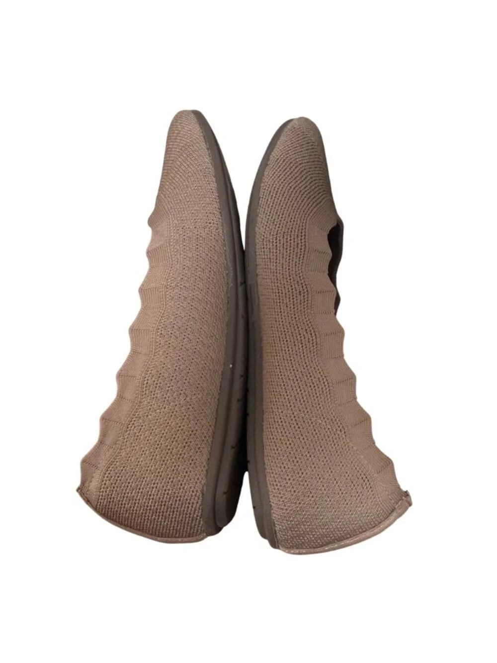 Skechers Air-Cooled Memory Foam Stretch Fit Ballet Flats mocha 7.5